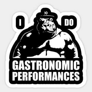 Hippo Performances Sticker